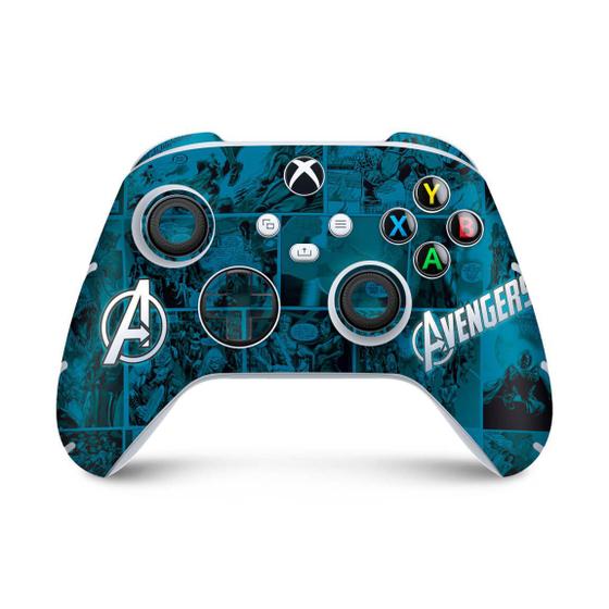 Imagem de Adesivo Compatível Xbox Series S X Controle Skin - Avengers Vingadores Comics