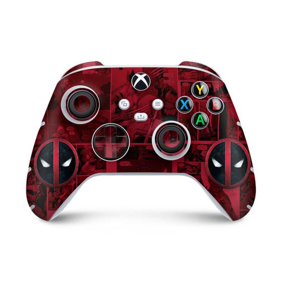 Imagem de Adesivo Compatível Xbox Series S X Controle Skin - Deadpool Comics