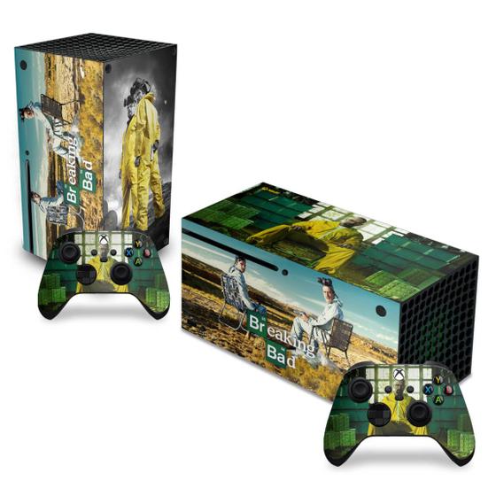 Imagem de Adesivo Compatível Xbox Series X Horizontal Skin - Breaking Bad