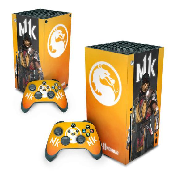 Imagem de Adesivo Compatível Xbox Series X Skin - Mortal Kombat 11
