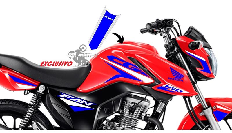 Imagem de Adesivo Completo para moto Fan 160 estilo Twister