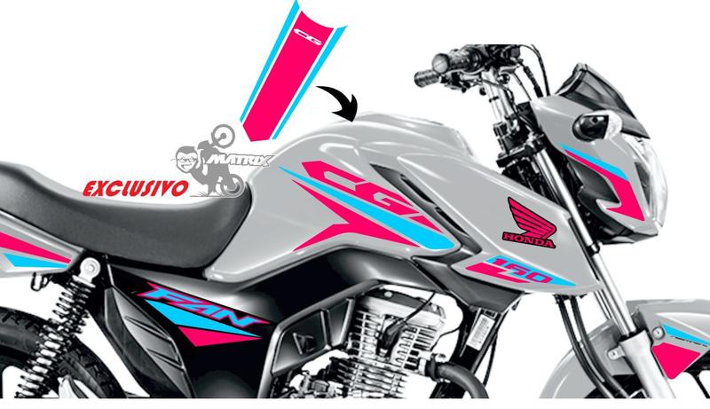 Imagem de Adesivo Completo para moto Fan 160 estilo Twister
