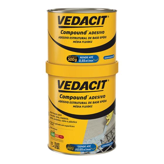 Imagem de  adesivo compound 1kg vedacit