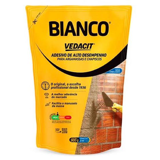 Adesivo de Alto Desempenho Bianco para Argamassas E Chapisco 900g ...