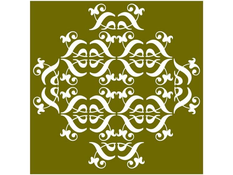 Imagem de Adesivo de Azulejo Arabesco PVC Adesif N1905781 - 15x15cm 8 Unidades