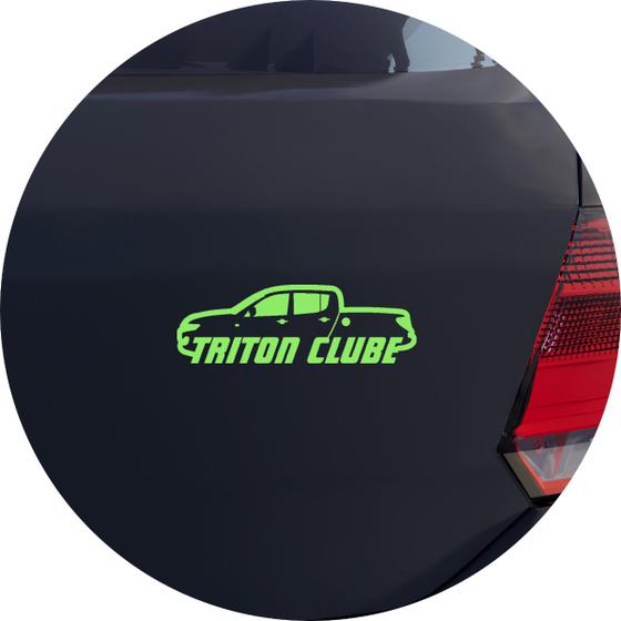 Imagem de Adesivo de Carro Clube Triton L200 - Cor Verde Claro