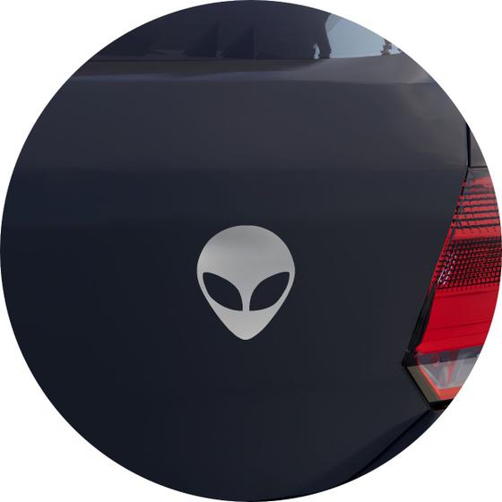 Imagem de Adesivo de Carro Extra Terrestre Et - Cor Prata