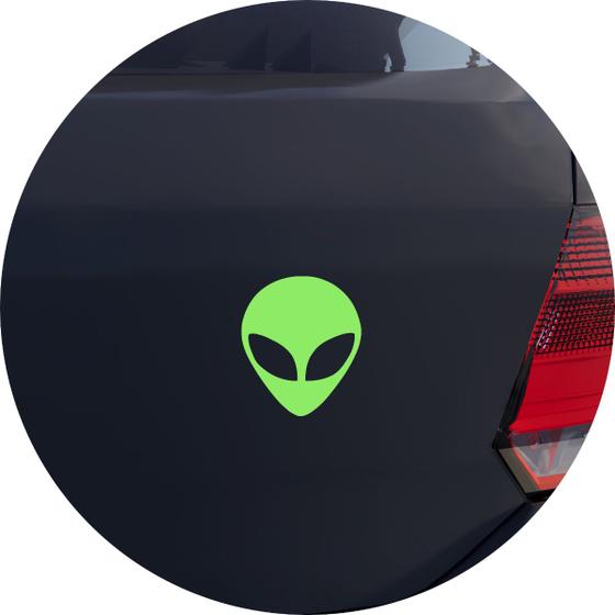 Imagem de Adesivo de Carro Extra Terrestre Et - Cor Verde Claro