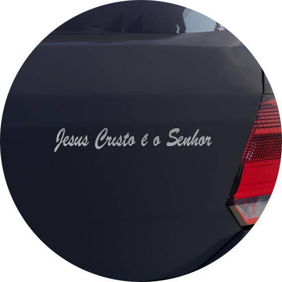 Adesivo de Carro Frase Jesus Cristo é o Senhor Melhor Adesivo Acessórios para Carro