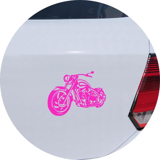 Imagem de Adesivo de Carro Moto Harley Davidson - Cor Rosa