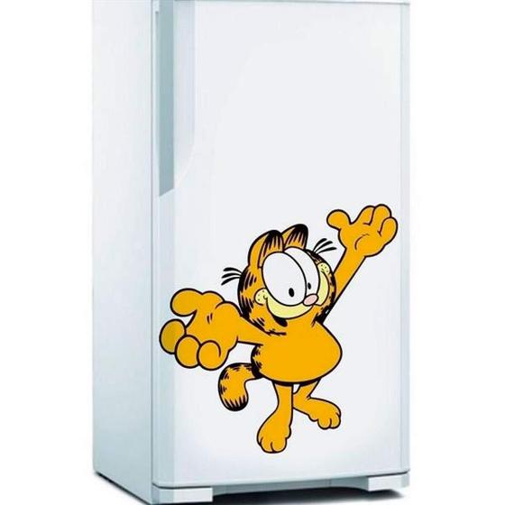 Imagem de Adesivo De Geladeira Gato Gatinho Garfield 2-P 30X28Cm