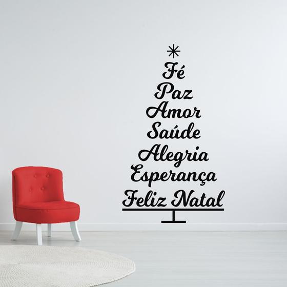 Adesivo de Parede Árvore de Natal Palavras Preto - Kanto Store - Adesivo de Parede - Magazine Luiza Adesivo de Parede Árvore de Natal Palavras Preto - Kanto Store - Adesivo de Parede - Magazine Luiza