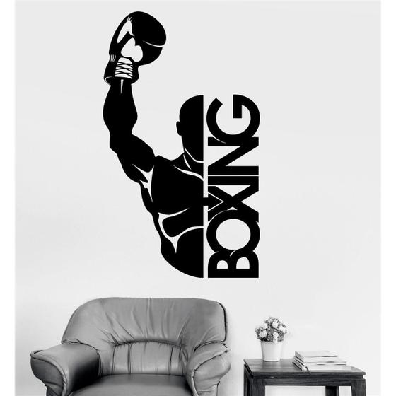 Imagem de Adesivo De Parede Boxe Boxing-P 38X65Cm