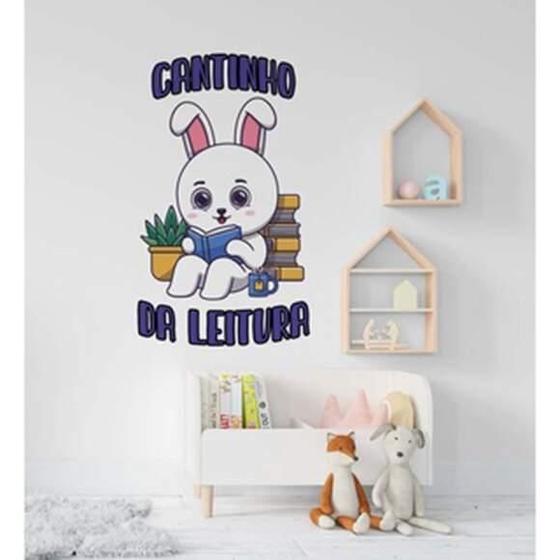 Imagem de Adesivo De Parede Cantinho Da Leitura - Coelho