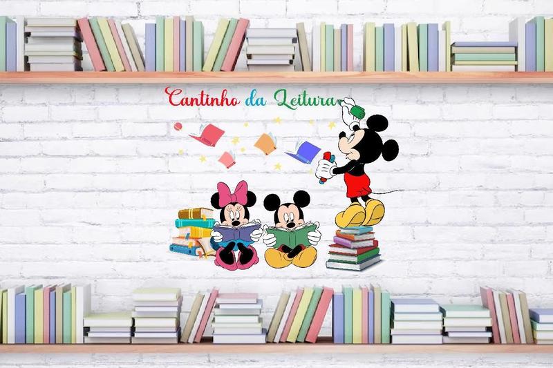 Imagem de Adesivo De Parede Cantinho Da Leitura - Mickey