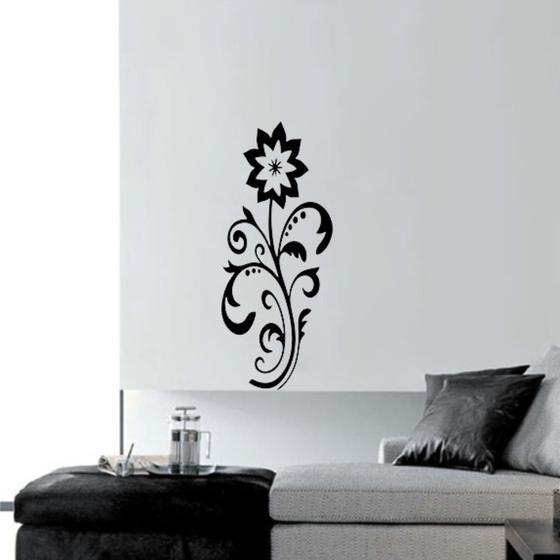 Imagem de Adesivo De Parede Decorativo Decal Sala Modelo Flor Única