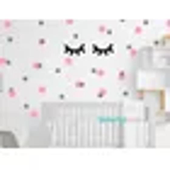 Imagem de Adesivo De Parede Decorativos Bolinhas Infantil Menina