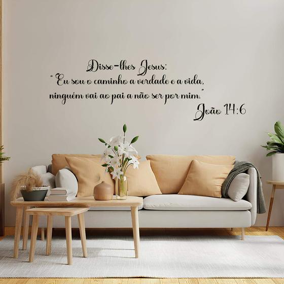 Imagem de Adesivo De Parede Frase João 14:6