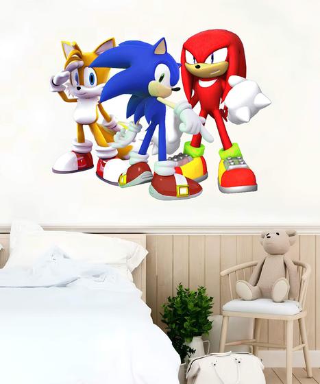 Imagem de Adesivo De Parede Infantil Sonic Mod03