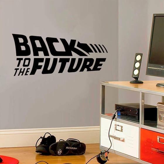 Imagem de Adesivo de Parede Logo Filme De Volta Para o Futuro Inglês Back to The Future