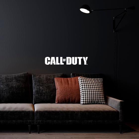 Imagem de Adesivo de Parede Logo Jogo Call of Duty Série Guerra Decoração Quarto Adolescente