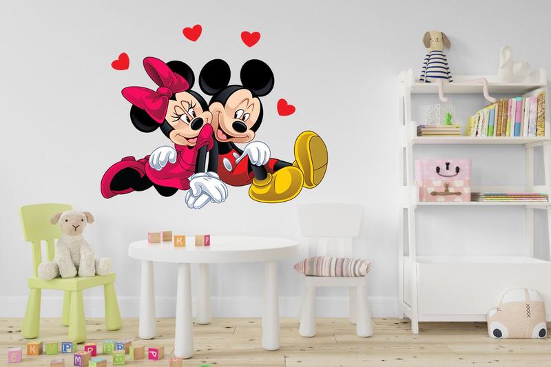 Imagem de Adesivo de Parede Minnie e Mickey Apaixonados