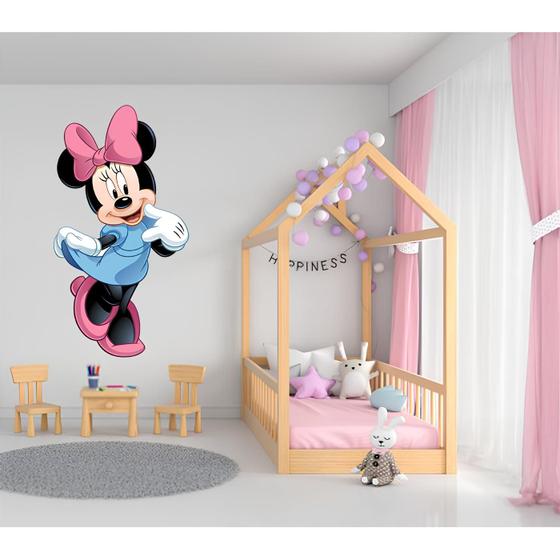 Imagem de Adesivo de Parede Minnie Vestido Azul