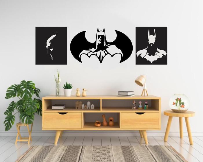 adesivo de parede quarto sala batman sombra super heroi - Senhorita Decor -  Adesivo de Parede - Magazine Luiza