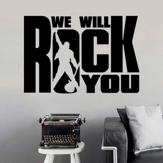 Imagem de Adesivo De Parede We Will Rock You-M 58X40Cm