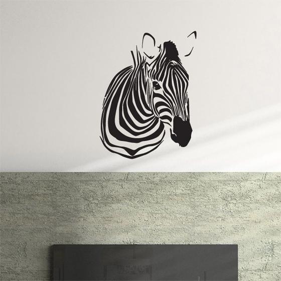 Adesivo de Parede - Zebra - 003ang Menor preço em Adesivo de Parede - Zebra - 003ang