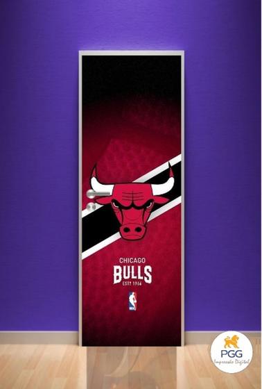 Imagem de Adesivo de porta - CHICAGO BULLS - NBA - BASKETBOL