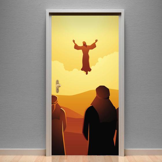 Imagem de Adesivo De Porta Jesus Ressuscitado 215x80cm