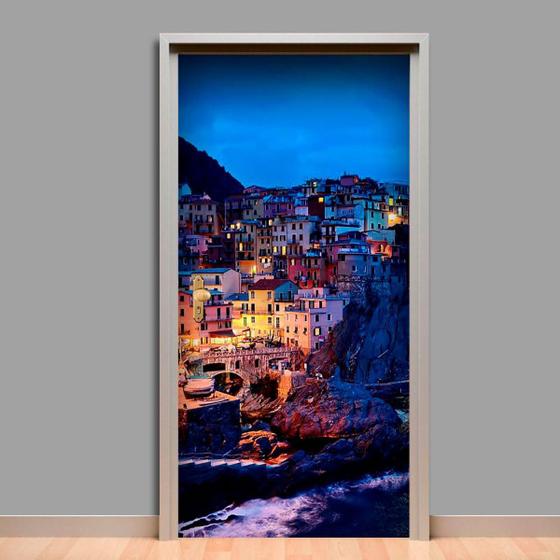 Imagem de Adesivo De Porta Paisagem Italiana 215X90Cm