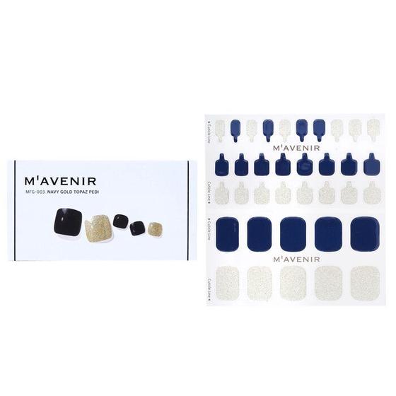 Imagem de Adesivo de unhas Mavenir Blue Navy Gold Topaz Pedi