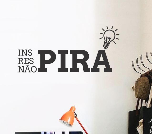 Imagem de Adesivo Decorativo De Parede Inspire, Respire E Não Pire