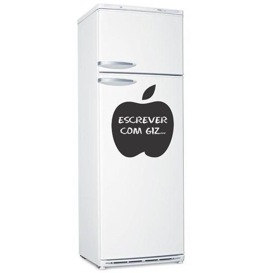 Imagem de Adesivo Decorativo de Parede Lousa Maçã para escrever com Giz e para deixar recado