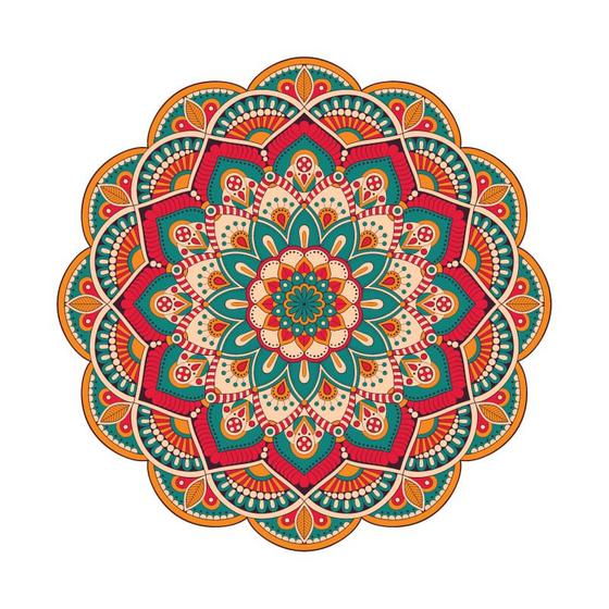 Imagem de Adesivo Decorativo de Parede - Mandala com 60cm - Sala - 008ir