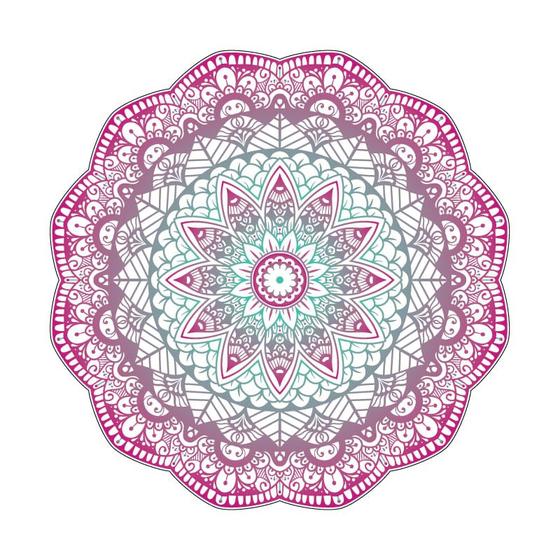 Imagem de Adesivo Decorativo de Parede - Mandala com 60cm - Sala - 010ir