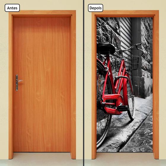 Menor preço em Adesivo Decorativo de Porta - Bicicleta - 417cnpt