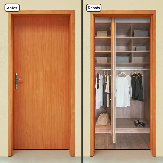 Imagem de Adesivo Decorativo de Porta - Closet - Armário - 1031cnpt