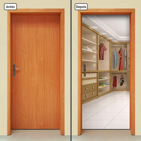 Imagem de Adesivo Decorativo de Porta - Closet - Armário - 1055cnpt