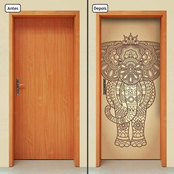 Imagem de Adesivo Decorativo de Porta - Elefante - 518cnpt