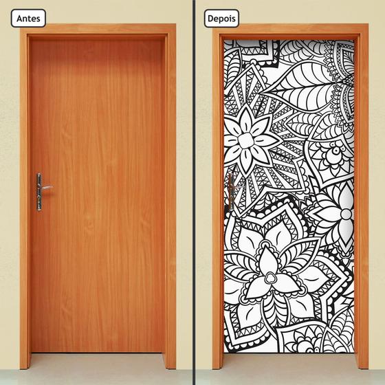 Imagem de Adesivo Decorativo de Porta - Mandala - 299cnpt