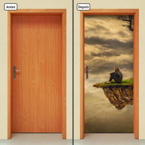 Imagem de Adesivo Decorativo de Porta - Reflexão - 362cnpt