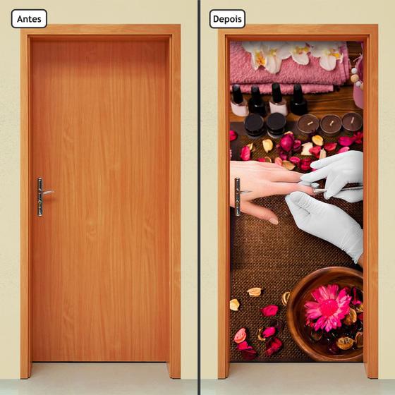 Adesivo Decorativo de Porta - Salão de Beleza - 597cnpt Menor preço em Adesivo Decorativo de Porta - Salão de Beleza - 597cnpt