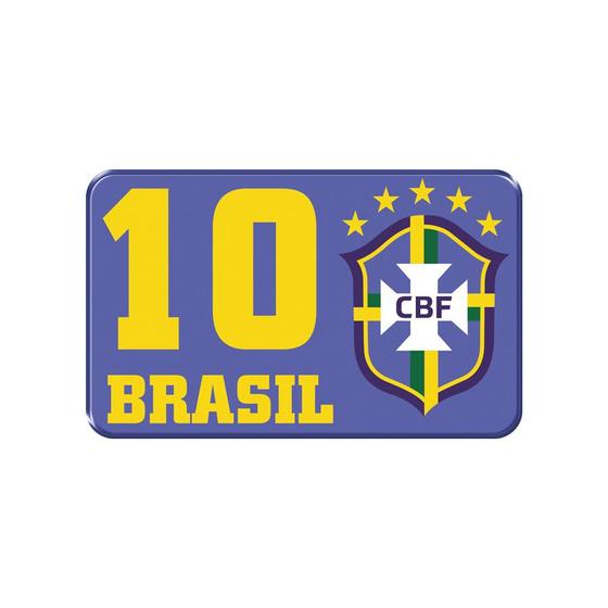 Imagem de Adesivo Decorativo em relevo fácil aplicação BRASIL 10