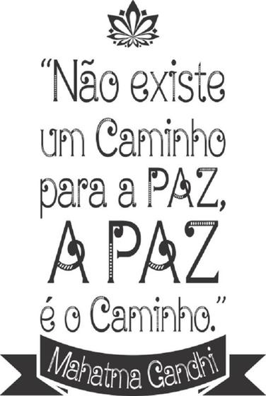 Imagem de Adesivo Decorativo Frase Não Existe Um Caminho Para A P