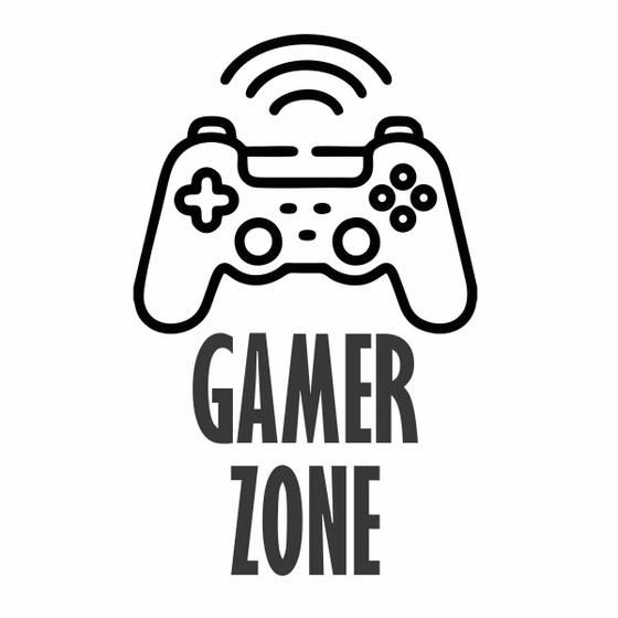 Imagem de Adesivo Decorativo Parede,Porta, Vidro Vídeo Game Gamer Zone