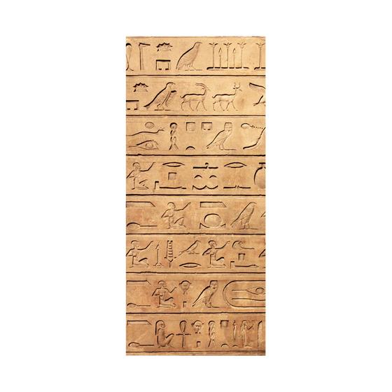 Imagem de Adesivo Decorativo Porta Hieróglifo Egípcios Egito Antigo