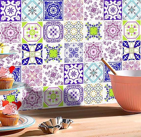 Adesivo Destacável Azulejo para Cozinha Lisboa Menor preço em Adesivo Destacável Azulejo para Cozinha Lisboa